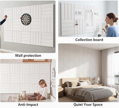 G Gamit Large Felt Wall Tiles Bulletin Board, Large Cork Board Alternative - Image 7
