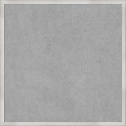 Amanti Art Silver Framed Magnetic Board 25x25 Medium Vision Board by AmantiArt