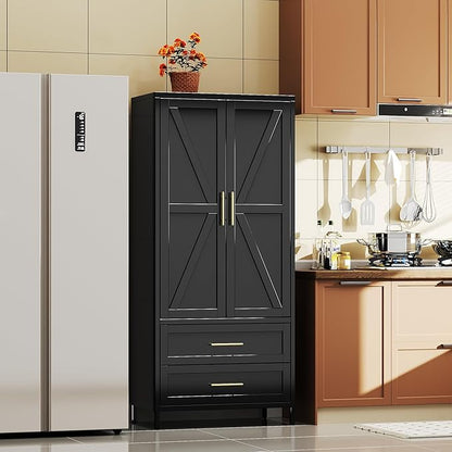 SUPEER Metal Wardrobe Cabinet - Image 8
