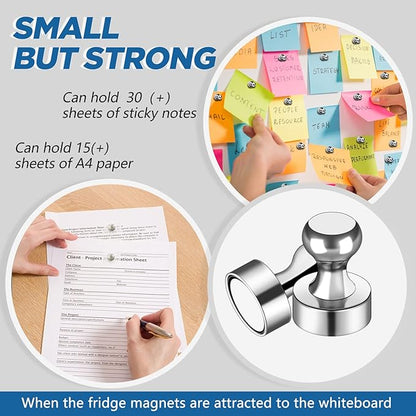 LOVIMAG Fridge Magnets 25Pcs Refrigerator Whiteboard Small Strong Magnet - Image 3