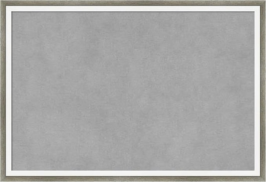 Amanti Art Silver Framed Magnetic Board 13x19 Small Vision Board by AmantiArt