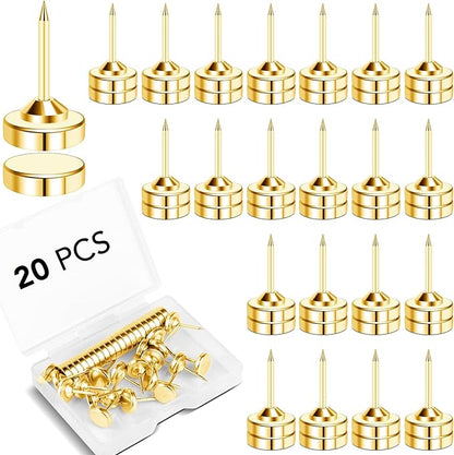 E BAVITE 20 Set Magnetic Push Pins, Flat Push Pin, Magnetic Thumb Tacks by EBAVITE