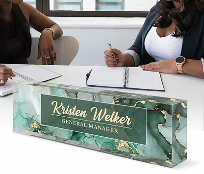 Custom Name Plate for Desk, Desk Name Plate Personalized, Office Decor for - Image 7