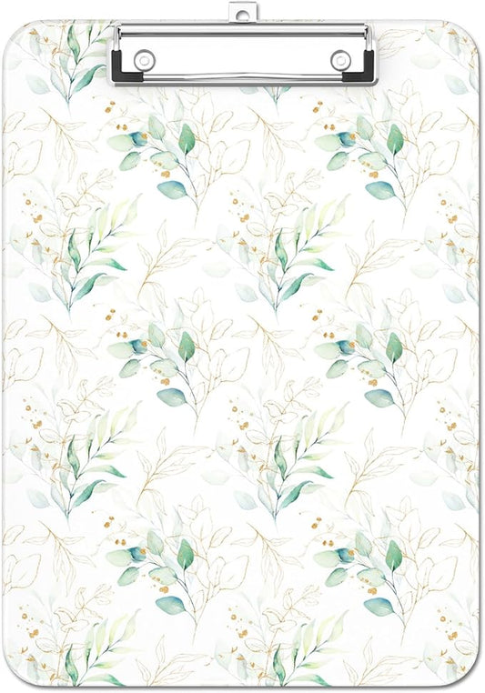 Luminzo Plastic Cute Clipboard Low-Profile Metal Clip, A4 Letter Size 9 x 12.5 by Unknown