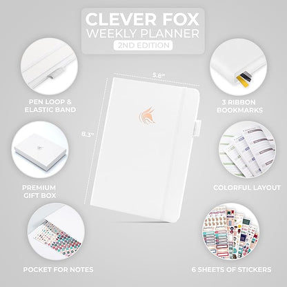 Clever Fox Planner 2nd Edition – Colorful Weekly & Monthly Goal Planner - Image 2