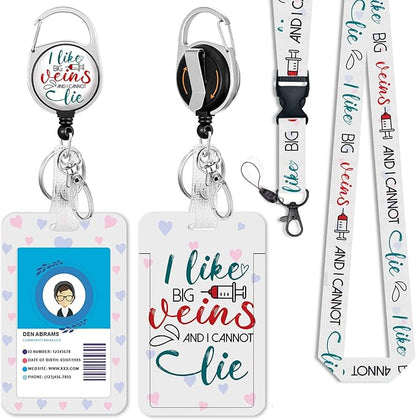 Phlebotomy Haematology Nurse Badge Reel Retractable by Giancomics
