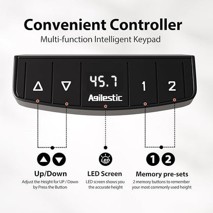Agilestic 48 Inch Electric Standing Desk - Image 8
