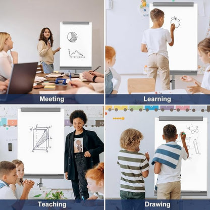 TSJ OFFICE Rolling Whiteboard Standing - Image 7