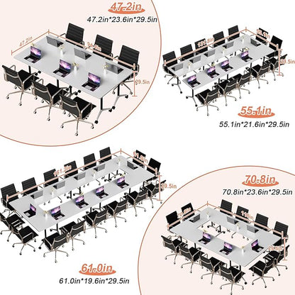 Conference Table Flip Top Mobile Conference Room Tables, Folding Conference - Image 2