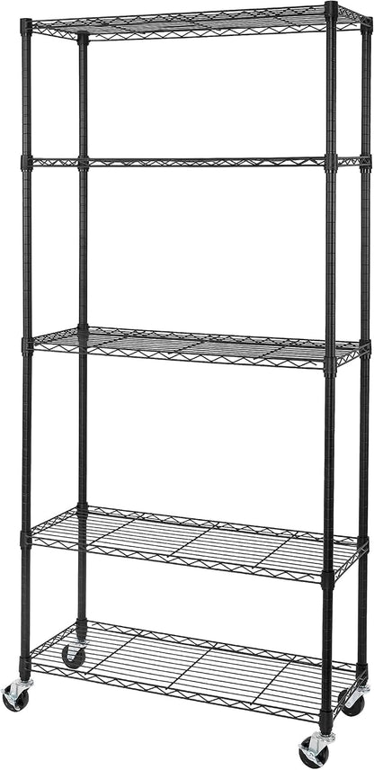 Seville Classics UltraDurable Heavy Duty NSF Solid Steel Wire Rack Storage Unit by SevilleClassics