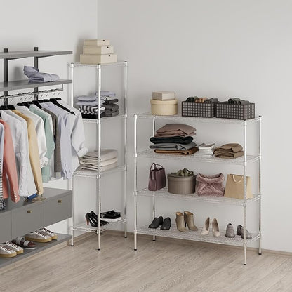 Regal Altair 18" Deep x 48" Wide x 54" Height Wire Shelving Kit | 4-Tier | NSF - Image 7