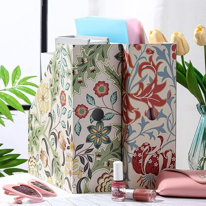 PerKoop 12 Pcs Magazine File Holder Foldable Decorative Cardboard File Folders - Image 5