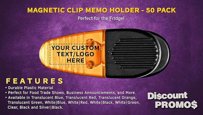 50 Magnetic Memo Holders Set - Image 2