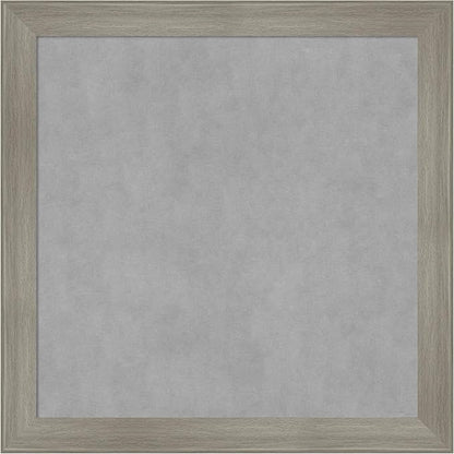 Amanti Art Grey Framed Magnetic Board 28x28 Medium Vision Board by AmantiArt