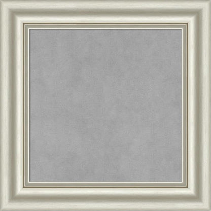 Amanti Art Silver Framed Magnetic Board 22x22 Small Vision Board by AmantiArt