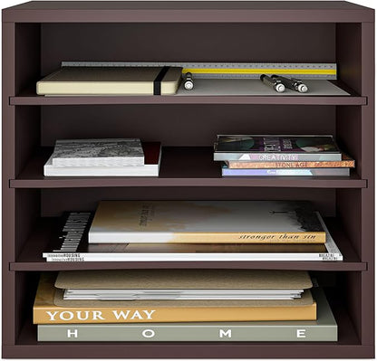 Ballucci 4-Tier Paper Organizer, Desk File Organizer, Stackable Letter Tray - Image 8