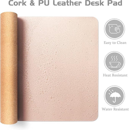 Aothia Double-Sided Desk Pad – 35.4" x 15.7" Leather Desk Mat - Image 4