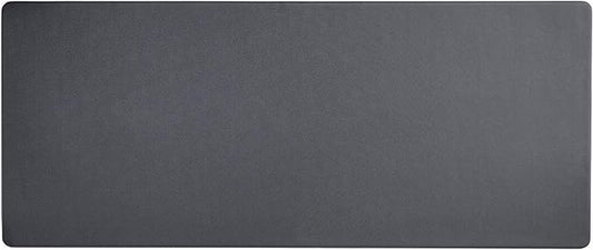 Black Leatherette 30" x 12.5" Keyboard/Mouse Desk Mat by Dacasso
