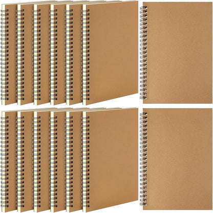 Leelosp 12 Pack Small Spiral Notebook 5 x 7 Inch Lined College Ruled Spiral by Leelosp