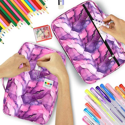 YOUSHARES 300 Slots Colored Pencil Bag - Image 6