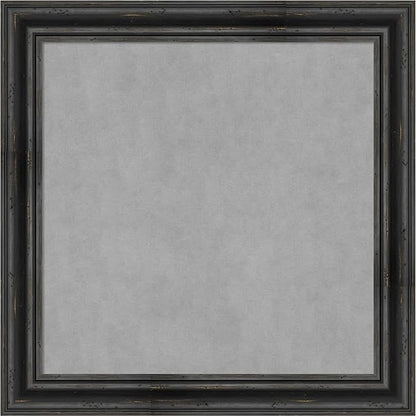 Amanti Art Black Framed Magnetic Board 29x29 Medium Vision Board by AmantiArt