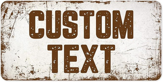 Custom Sign, Custom Street Sign, 11 Font Colors, 13 Font Styles, 4 Hole Options by MySignCenter