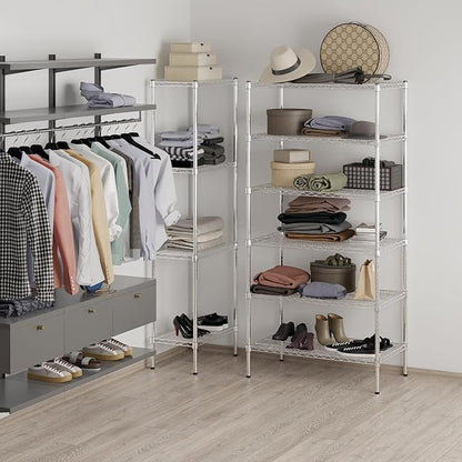Regal Altair 21" Deep x 36" Wide x 74" Height Wire Shelving Kit | 6-Tier | NSF - Image 7