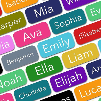 Personalized Labels Small Custom Name Stickers by BunnyBadges
