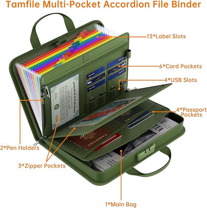 5200℉ Fireproof Accordion File Organizer - Image 4