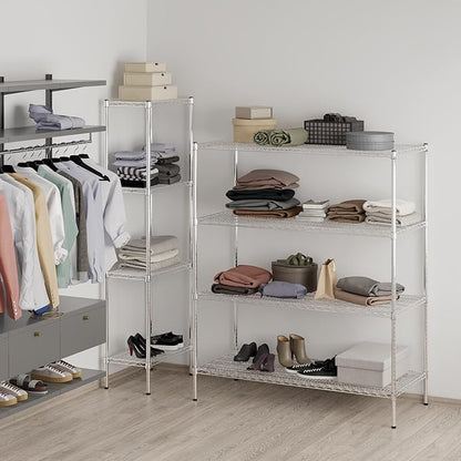 Regal Altair 24" Deep x 54" Wide x 64" Height Wire Shelving Kit | 4-Tier | NSF - Image 7