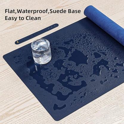 Wolaile PU Leather Desk Pad Blotter, 36x17in Non-Slip Large Mouse Pad/Writing - Image 3