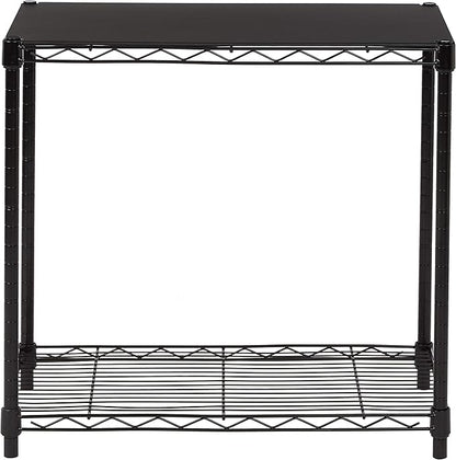 Amazon Basics 2-Shelf Stackable Storage, 13.3" D x 23.2" W x 22.2" H - Image 4