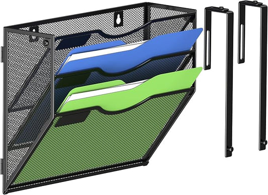 Kuntine.B Wall File Organizer Office Hanging Magazine Holder Wall File Organizer by KuntineB