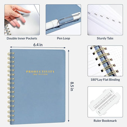 SUNEE 2026 Planner 5.9" x 8.3" – Dated Productivity Planner - Image 5