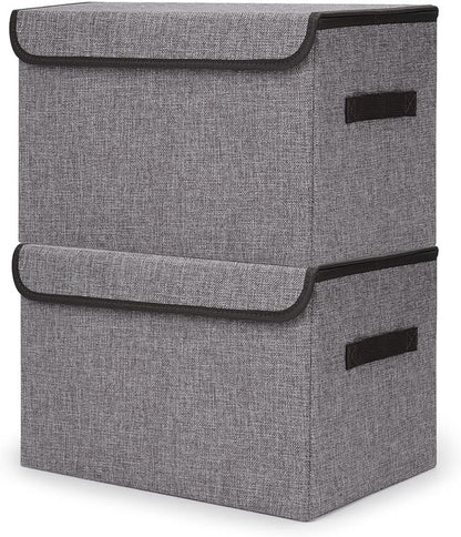 Bagnizer Large 42 Quarts Fabric Storage Bins by Bagnizer