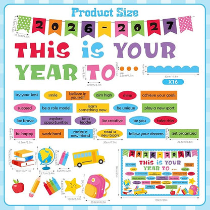 This is Your Year Set Bulletin Board Becorations Classroom Decoration - Image 2