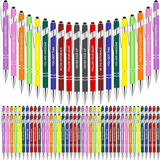 Greengines 100 Pcs Inspirational Pens by Greengines