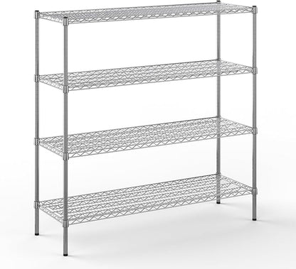 Regal Altair 18" Deep x 54" Wide x 54" Height Wire Shelving Kit | 4-Tier | NSF by Regal+Altair