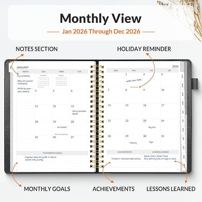 SUNEE 2026 Planner 8.5" x 11" – Dated Productivity Planner - Image 4