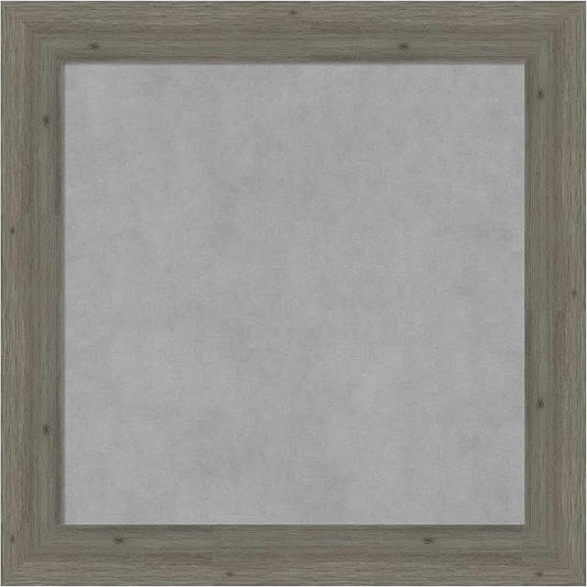 Amanti Art Grey Framed Magnetic Board 25x25 Medium Vision Board by AmantiArt