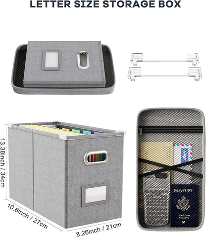 Oterri Hanging Filing File Box - Image 2