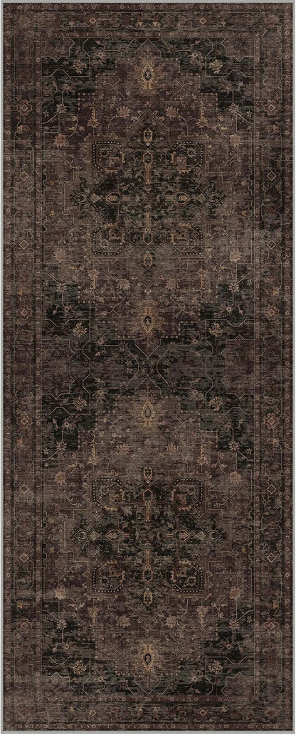 GENIMO 2x5 Runner Rugs for Hallway, Machine Washable Non Slip Vintage Rugs - Image 8
