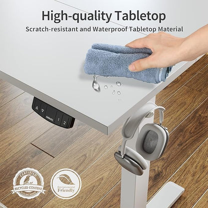 Agilestic Electric Standing Desk, 55 x 24 Inches Height Adjustable Desk - Image 5