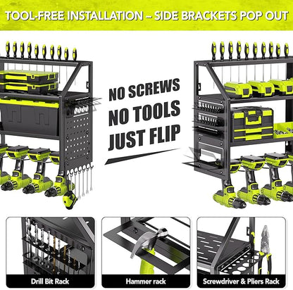 YFFSRJDJ Power Tool Organizer Wall Mount - Image 2