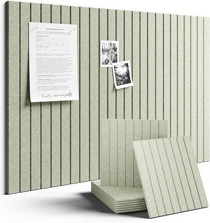 Fluxynara Large Felt Bulletin Board 36" x 24" Cork Board Alternative-6 Pack by FLUXYNARA