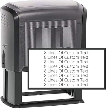 8 Lines Customized Stamp by Stampi