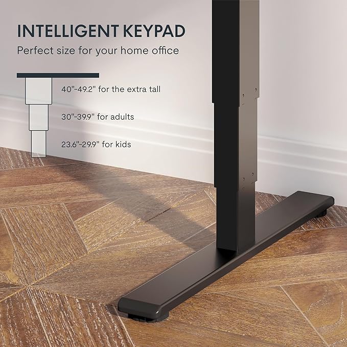 FLEXISPOT E6 3-Stage Dual Motor Electric Standing Desk 48 x 24 Sit Stand Up Desk - Image 4