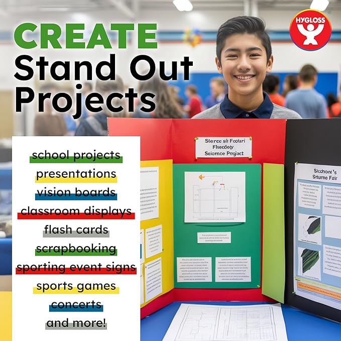 Hygloss Medium Colored Poster Board 11x14 - Image 3
