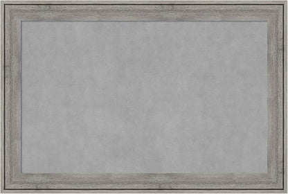Amanti Art Grey Framed Magnetic Board 25x37 Large Vision Board by AmantiArt