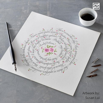 Speedball Modern Calligraphy Kit, Featuring Pen Holder, Tips Ink, Calligraphy - Image 9
